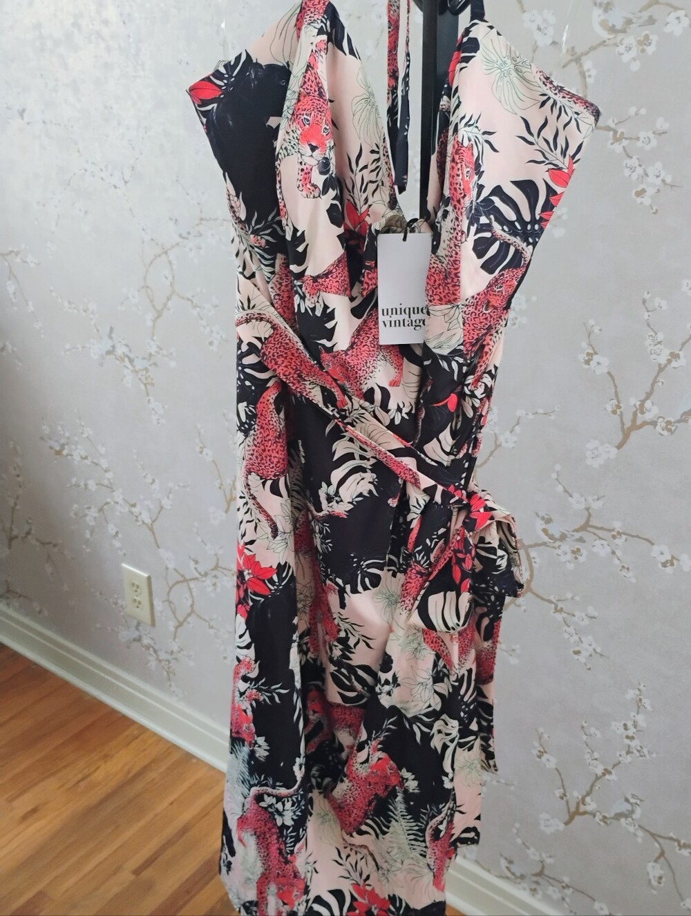 Unique Vintage Jungle Cat Sarong